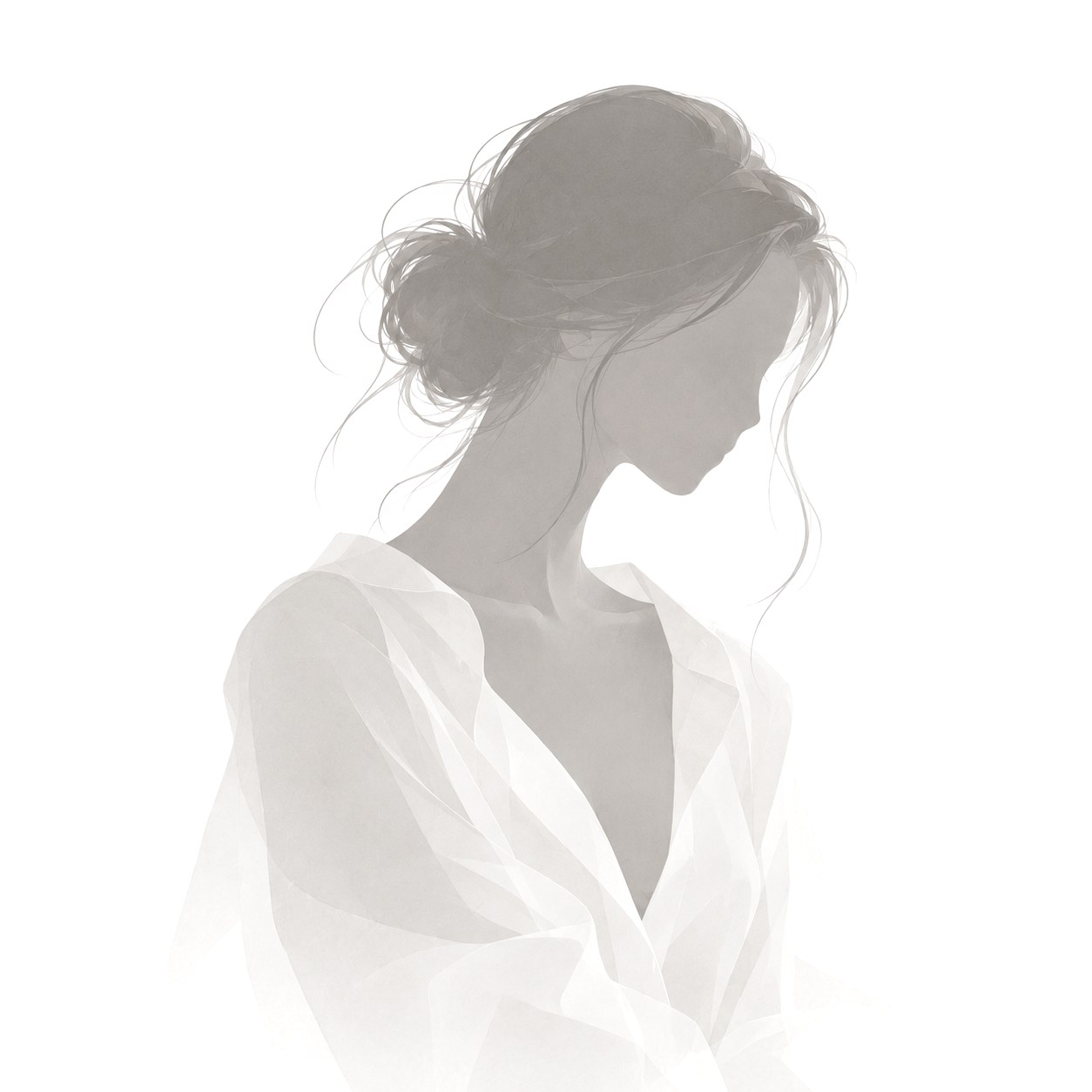 Mira, looking down