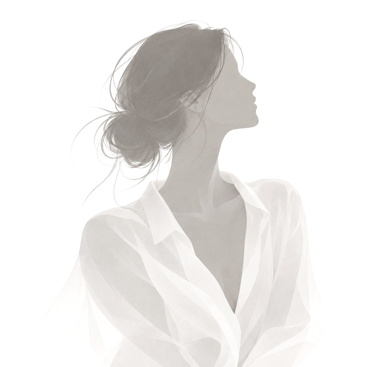 Mira, looking up